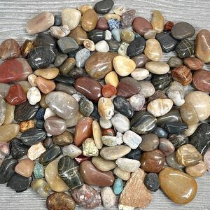 1lb Tumbled Rock Collection Mixed Polished Stones Minerals Healing Chakra Reiki